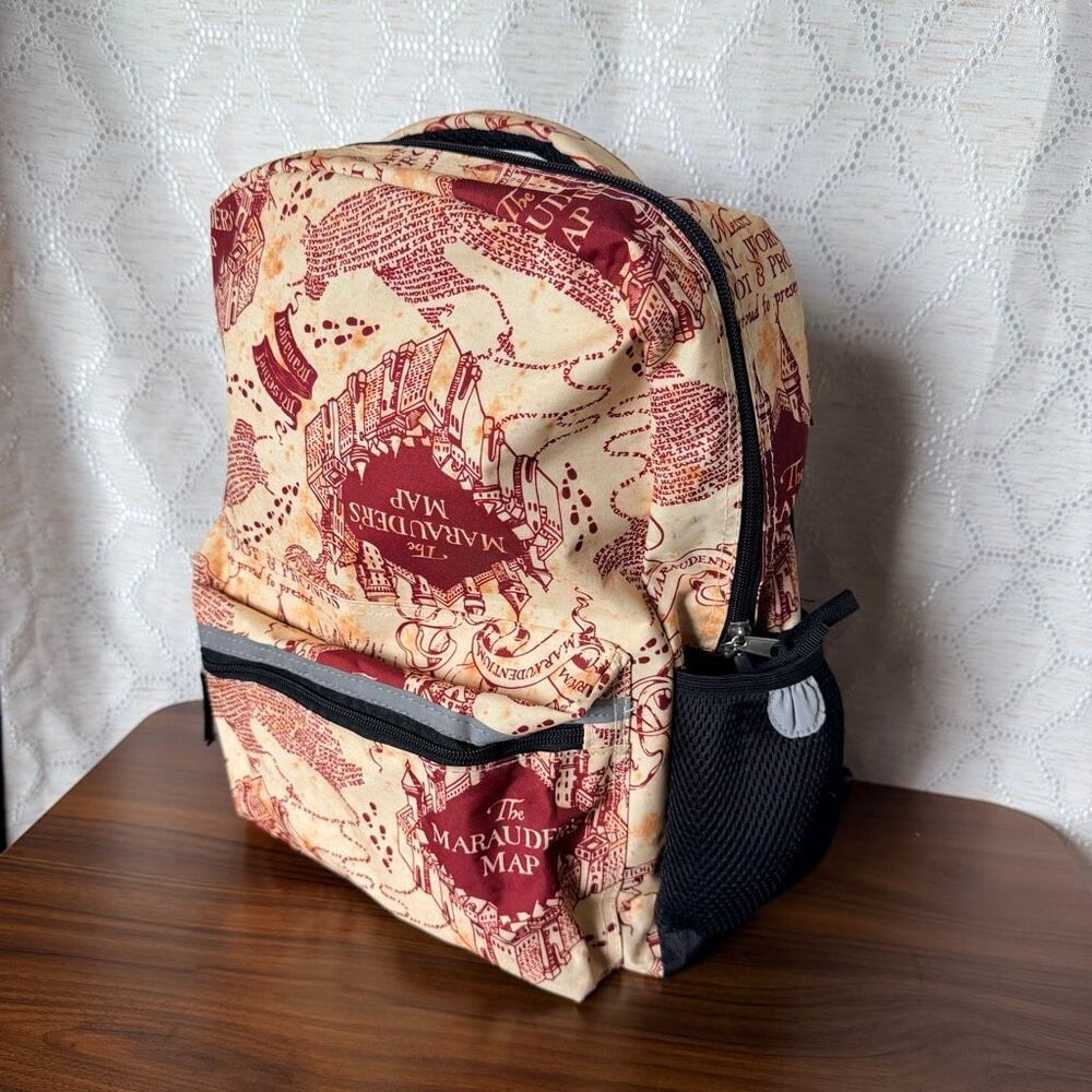 Marauder's Map Backpack Harry Potter Hogwarts I solemnly swear I'm up to no good